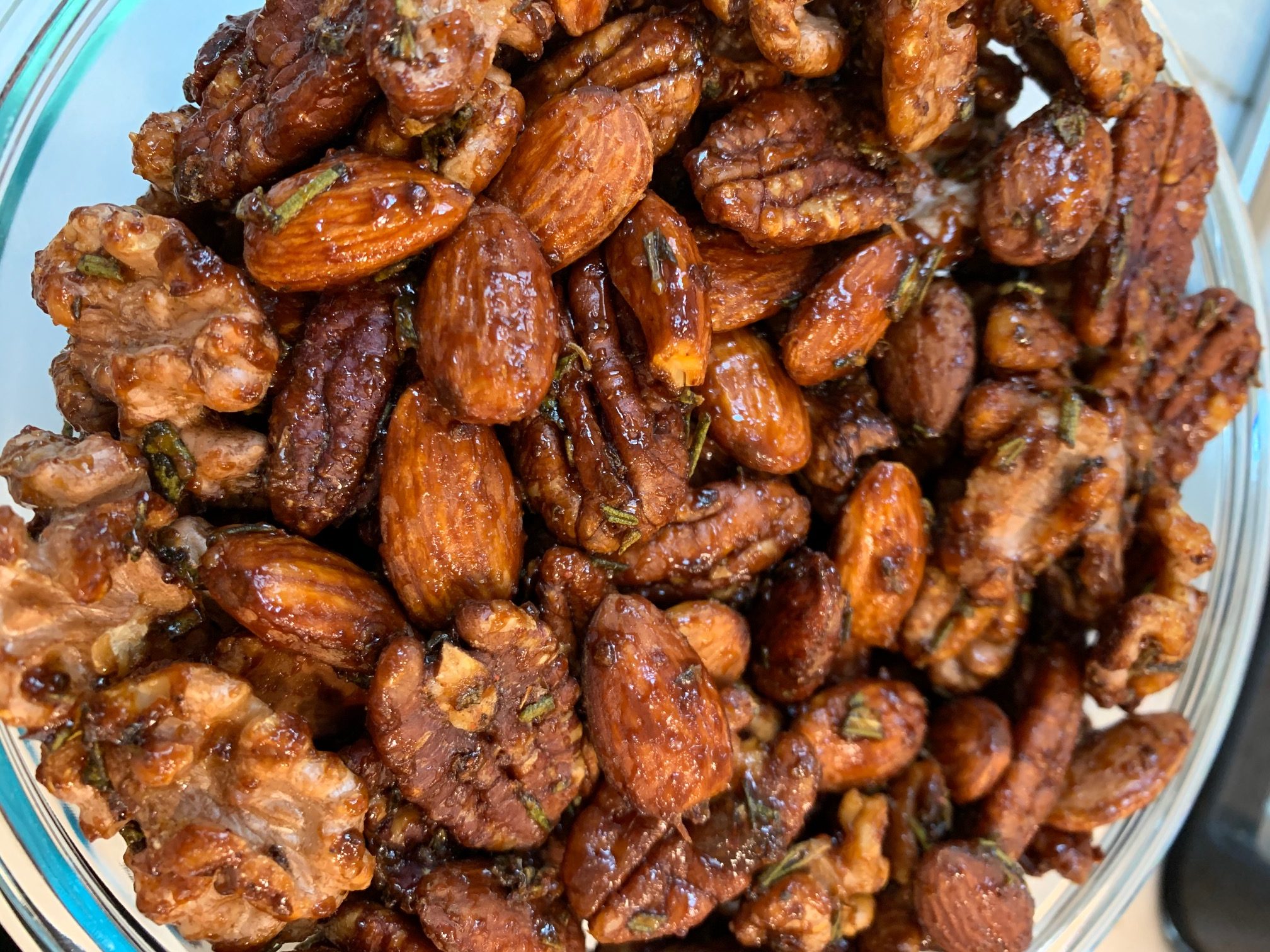 Maple-Rosemary Spiced Nuts